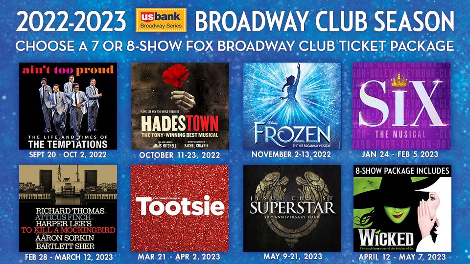 The Fabulous Fox Theatre Announces the 2022-2023 U.S. Bank Broadway Series!  | The Fabulous Fox Theatre