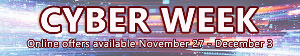 Cyber Week Online offers available November 27 - December 3