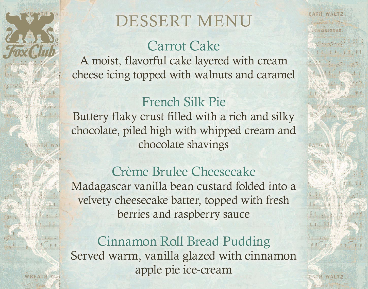 Dining The Fabulous Fox Theatre