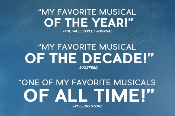 My Favorite Musical Of The Year! -The Wall Street Journal