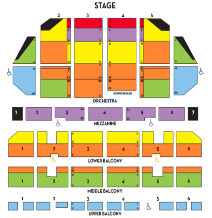ham seating chart 2024